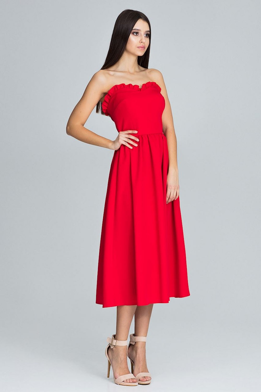 Vestido de Noche Elegante Rojo