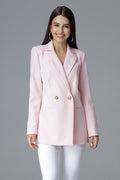Blazer Estructurado Baby Pink — Doble Botonadura