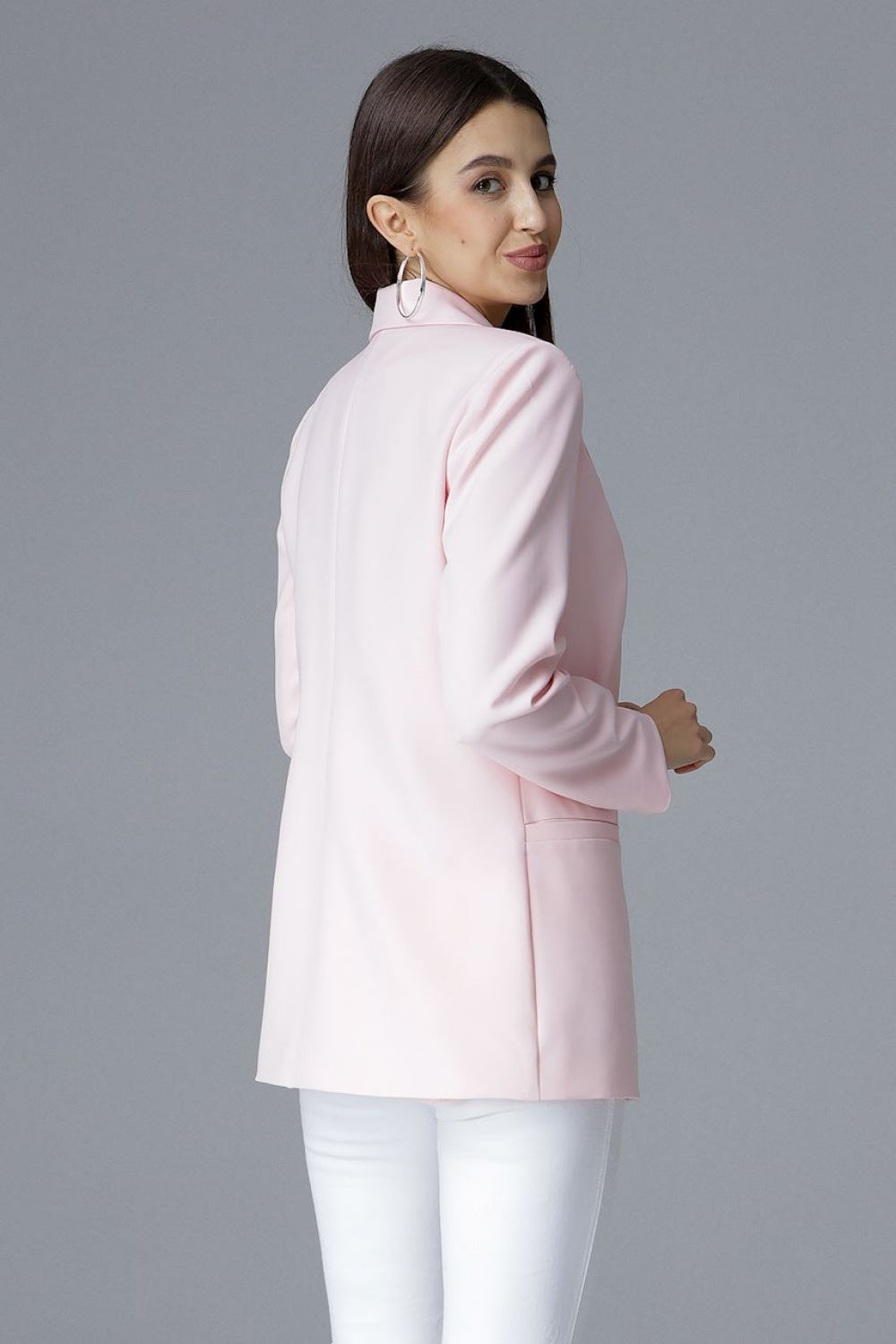 Blazer Estructurado Baby Pink — Doble Botonadura