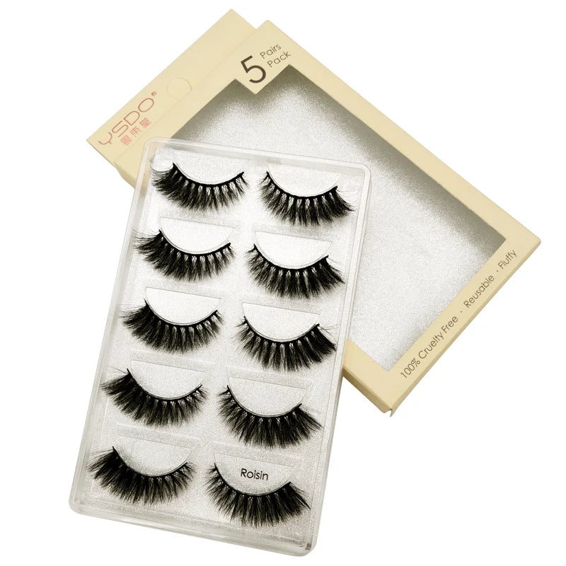 Pestañas Postizas 3D de Visón — Pack 3 o 5 pares