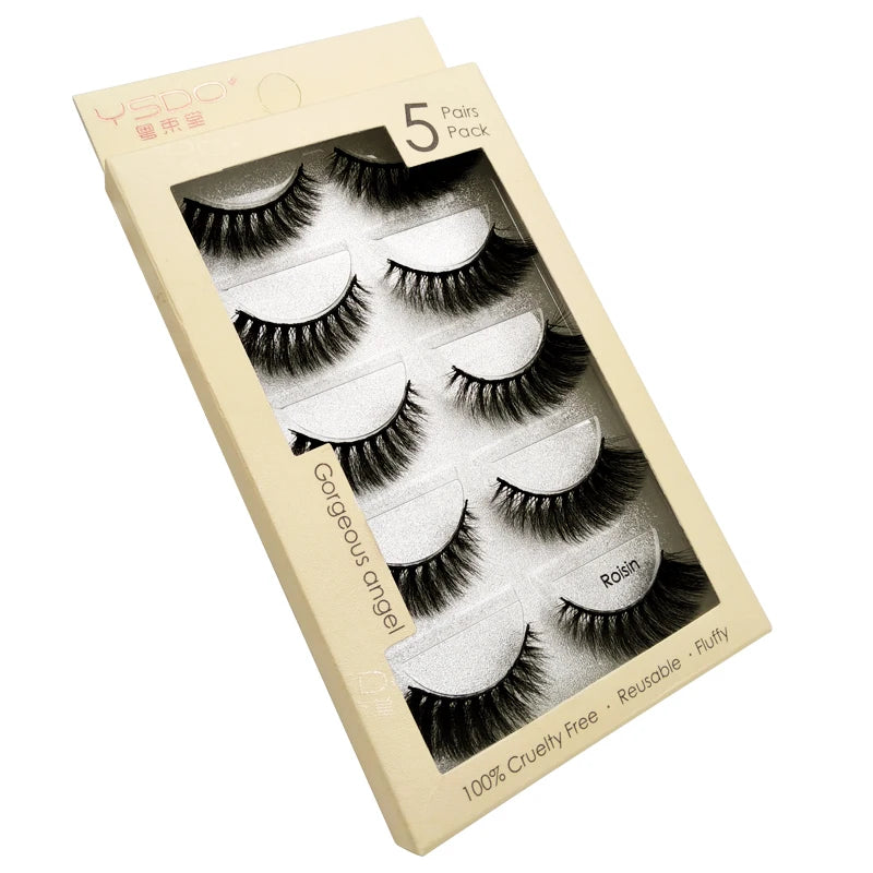 Pestañas Postizas 3D de Visón — Pack 3 o 5 pares