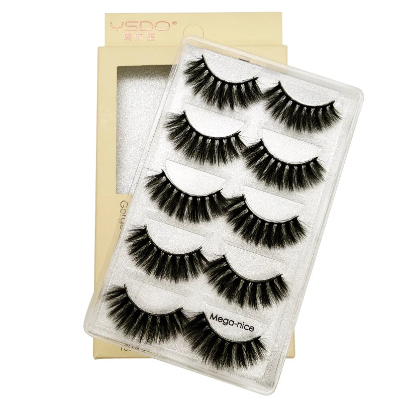 Pestañas Postizas 3D de Visón — Pack 3 o 5 pares