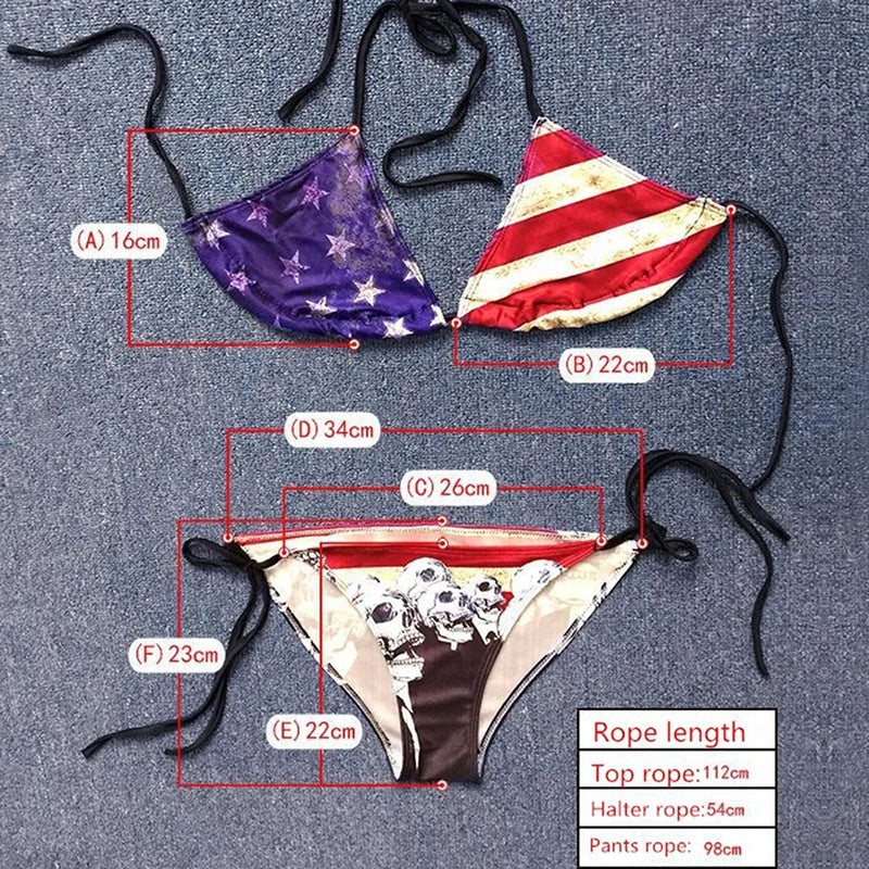 Bikini Estampado Calaveras