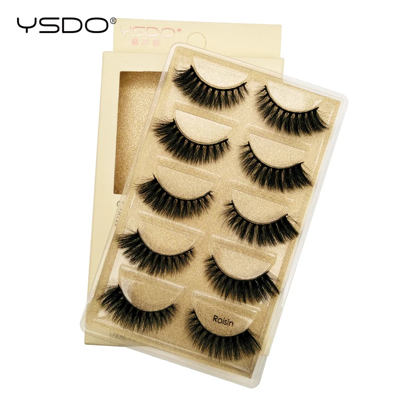Pestañas Postizas 3D de Visón — Pack 3 o 5 pares