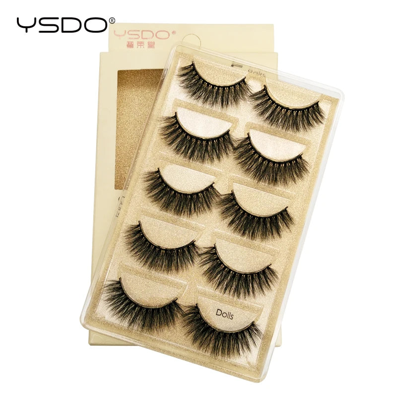 Pestañas Postizas 3D de Visón — Pack 3 o 5 pares