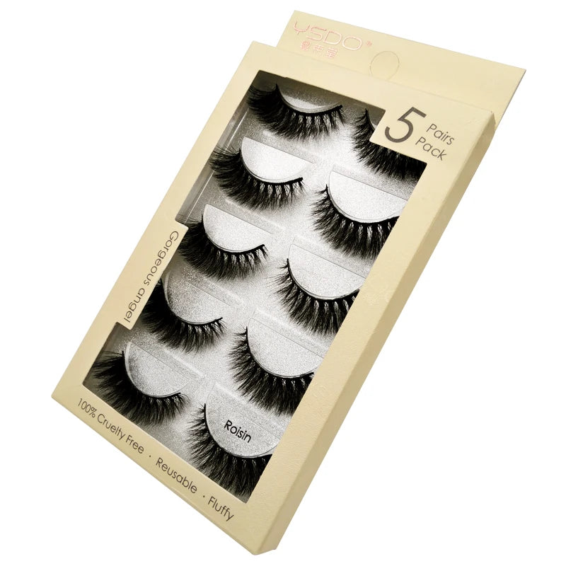 Pestañas Postizas 3D de Visón — Pack 3 o 5 pares