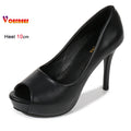 Zapatos de Tacón Alto Peep Toe