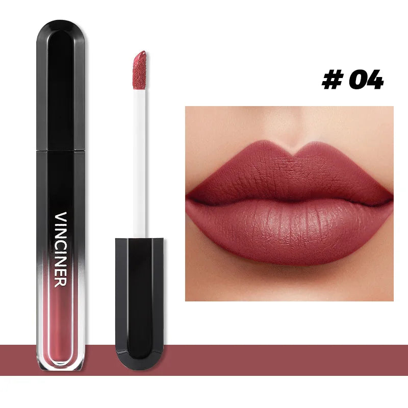 Labial Mate Líquido de Larga Duración 12 Tonos