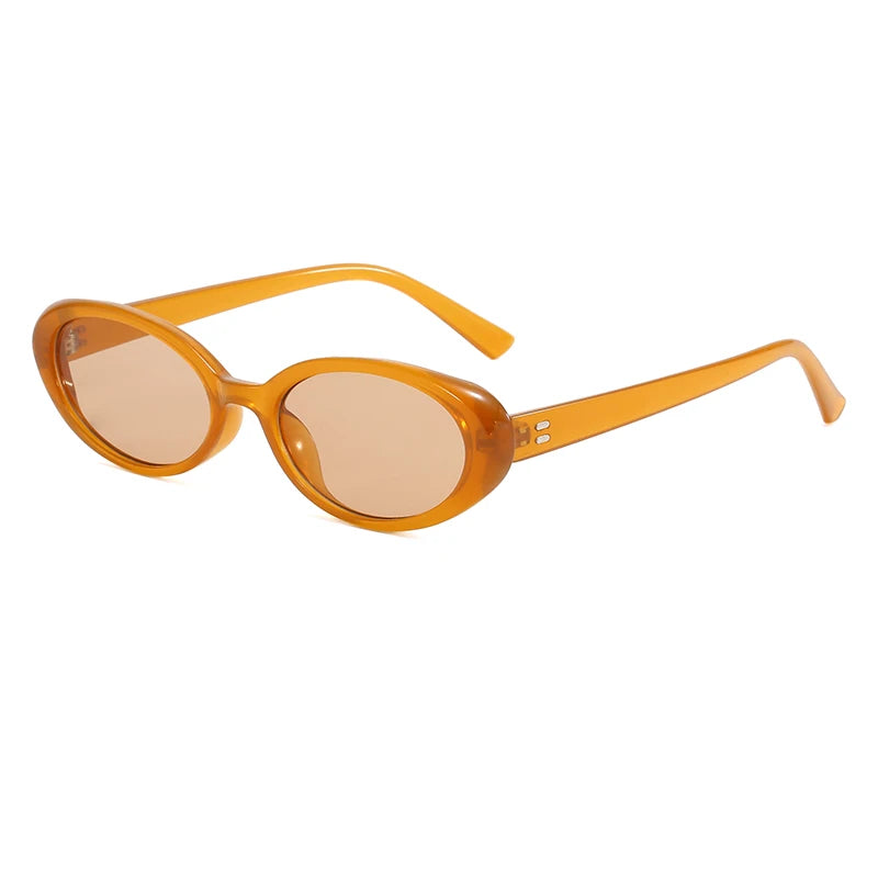 Gafas de Sol Ovaladas con Remaches