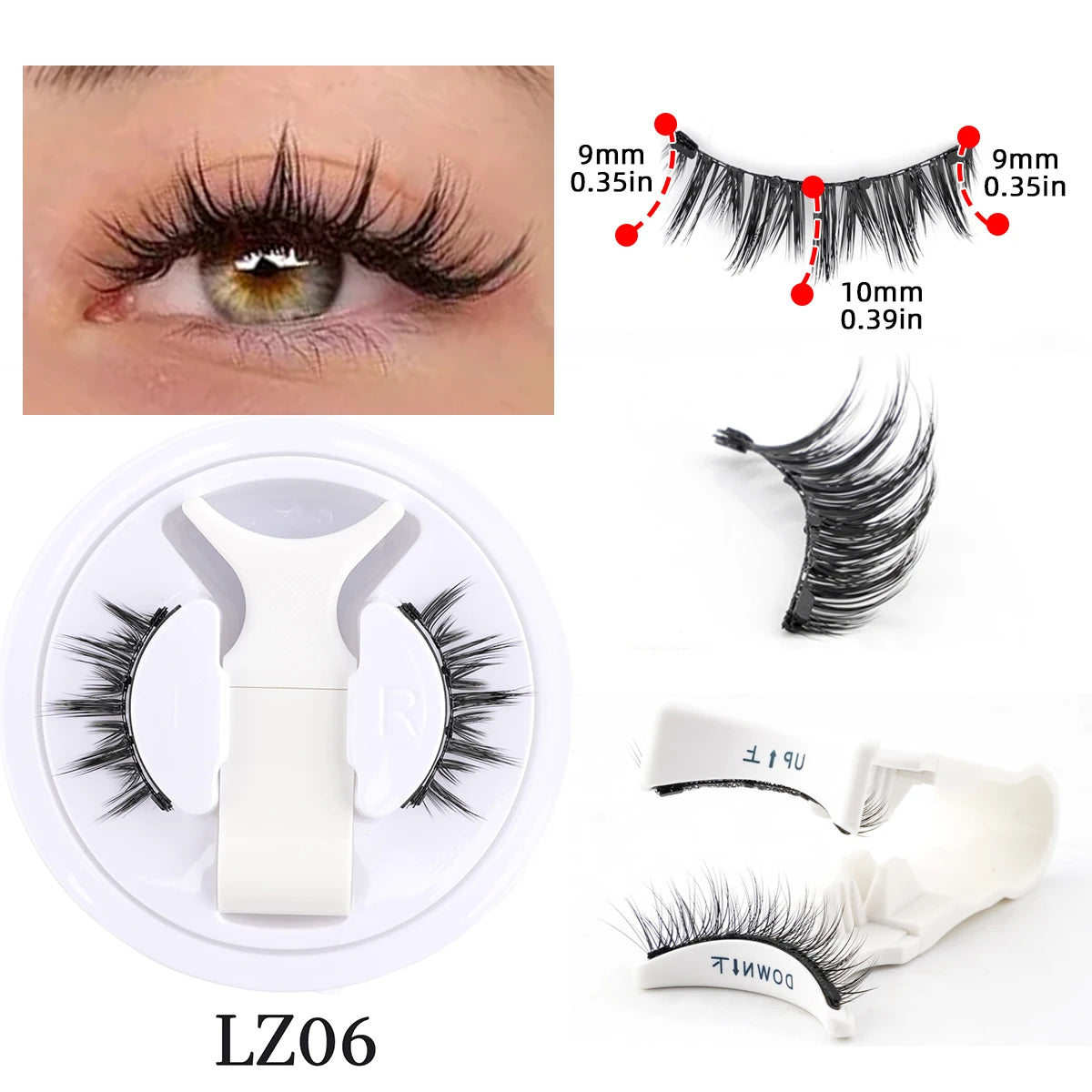 Pestañas Magnéticas 3D Reutilizables