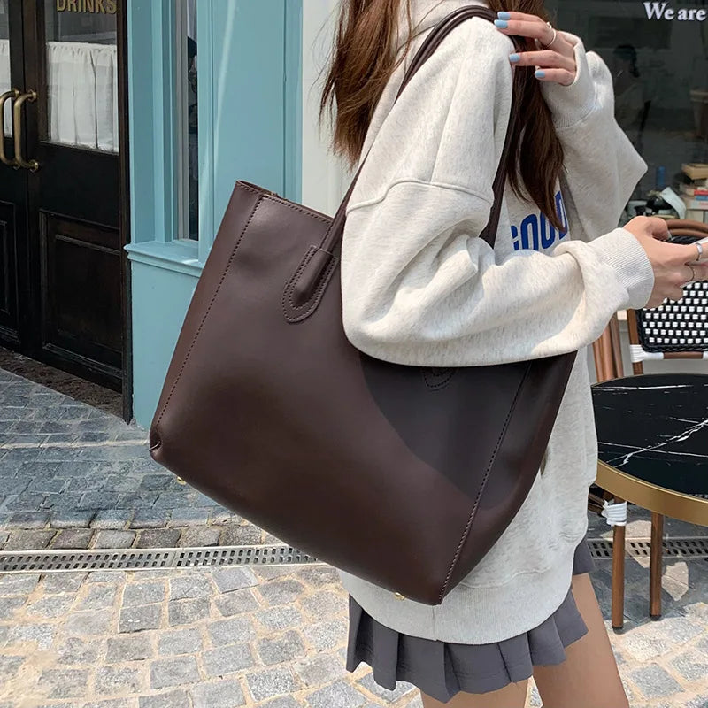 Bolso Tote Vintage Gran Capacidad