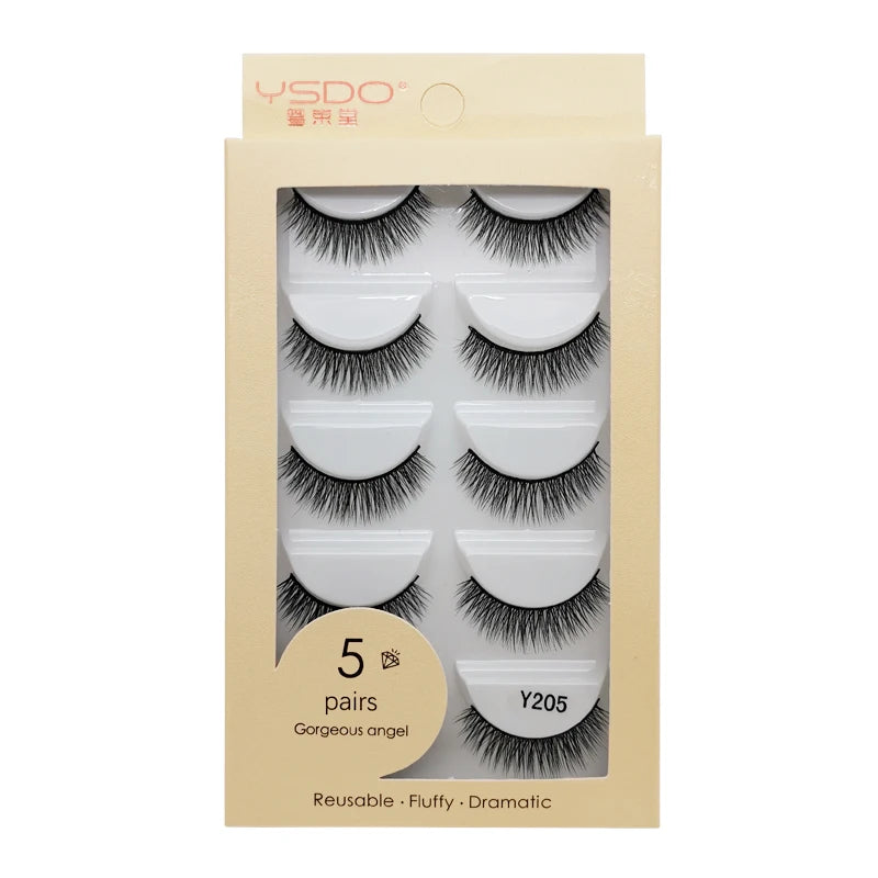 Pestañas Postizas 3D de Visón — Pack 3 o 5 pares