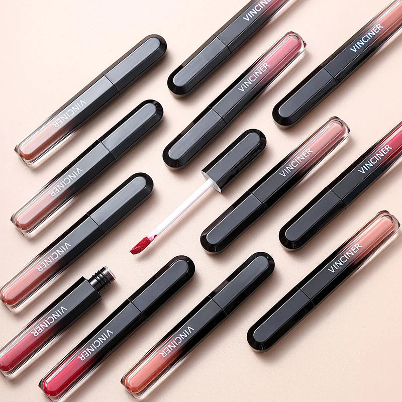 Labial Mate Líquido de Larga Duración 12 Tonos