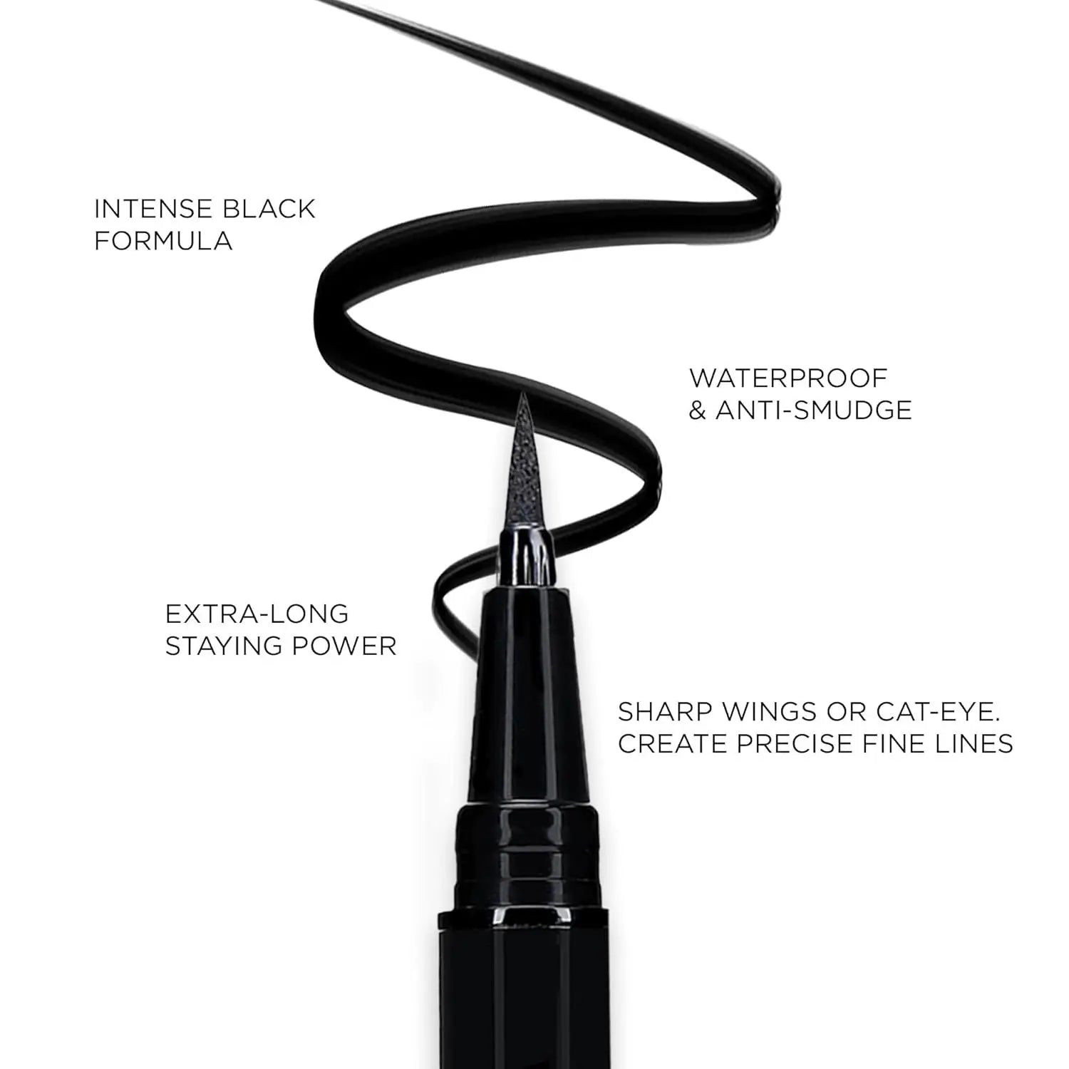 Delineador de Ojos Waterproof Punta Fina