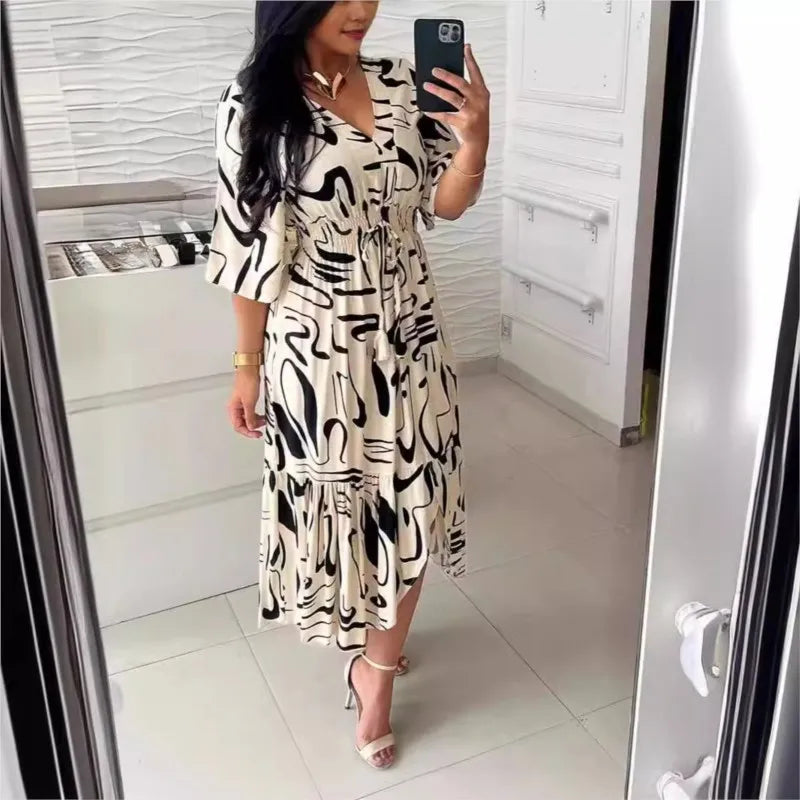 Vestido Midi Bohemio Estampado