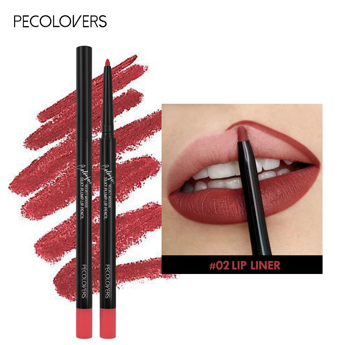 Perfilador de Labios Waterproof 12 Colores