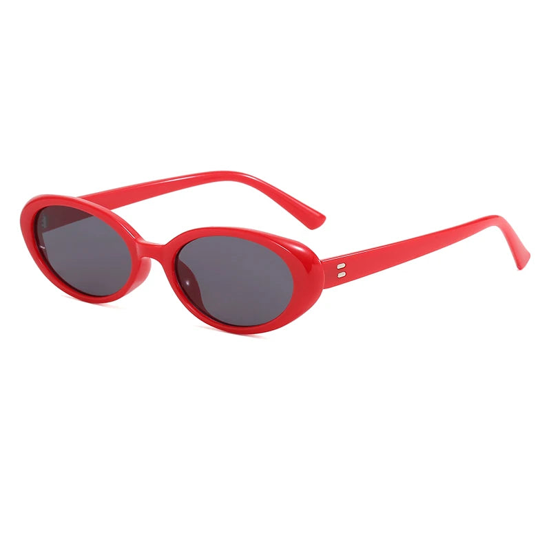 Gafas de Sol Ovaladas con Remaches