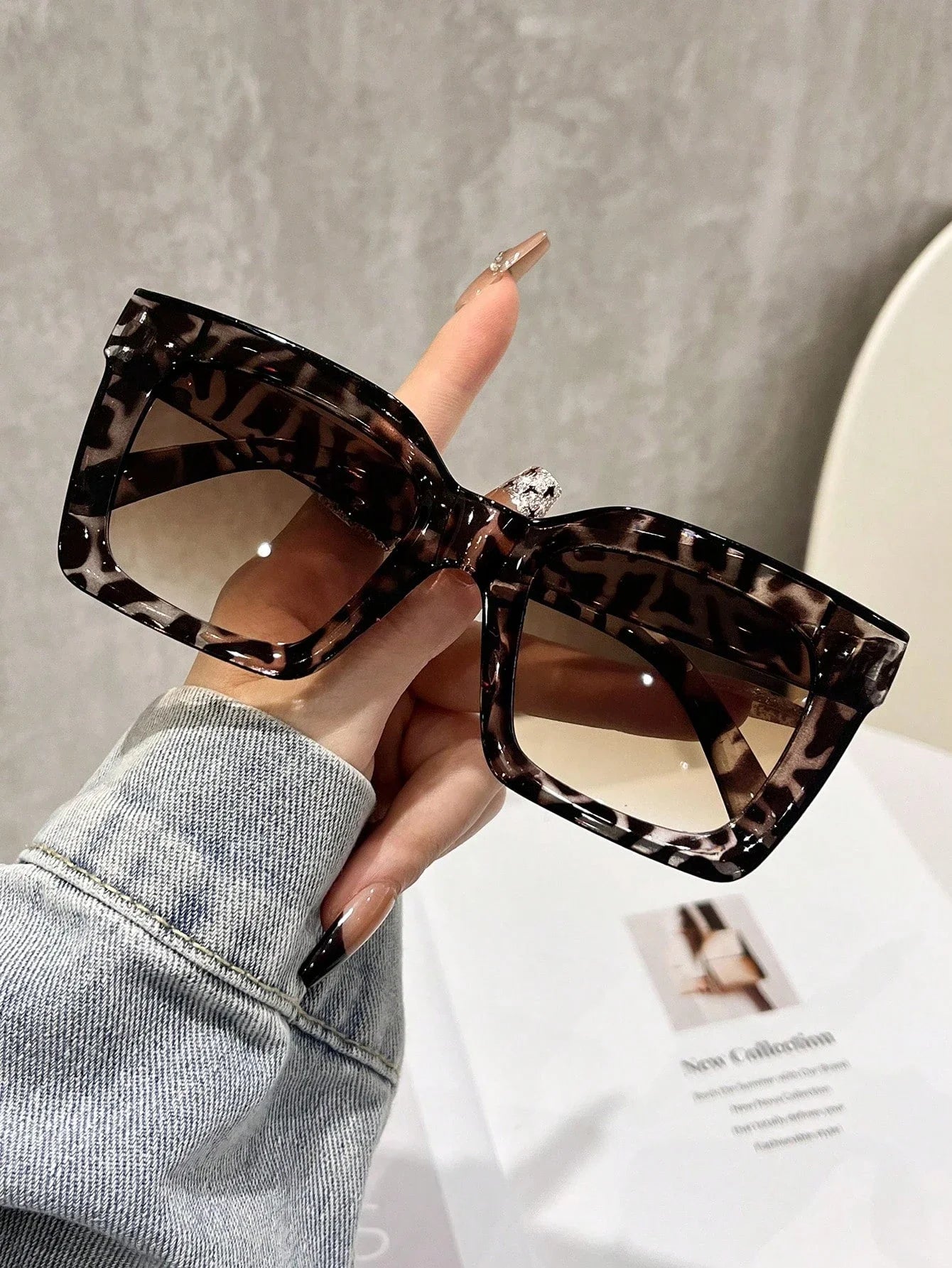 Gafas Retro Marco Grande Cuadradas