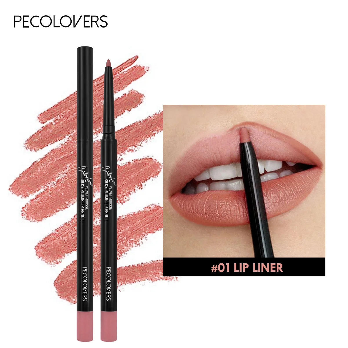 Perfilador de Labios Waterproof 12 Colores