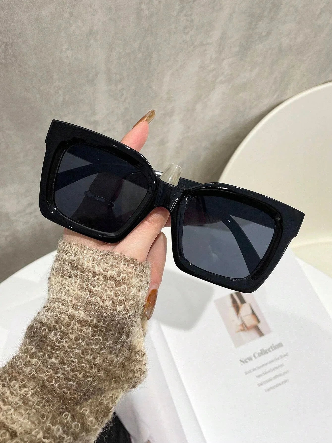 Gafas Retro Marco Grande Cuadradas