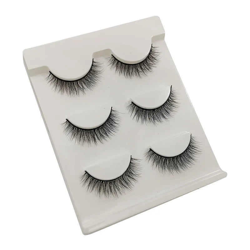 Pestañas Postizas 3D de Visón — Pack 3 o 5 pares
