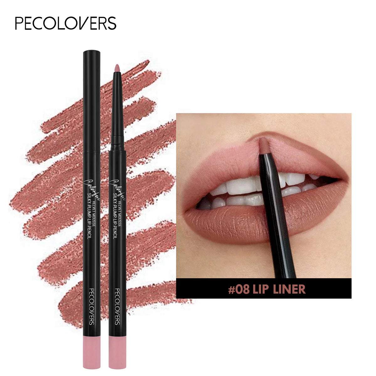 Perfilador de Labios Waterproof 12 Colores