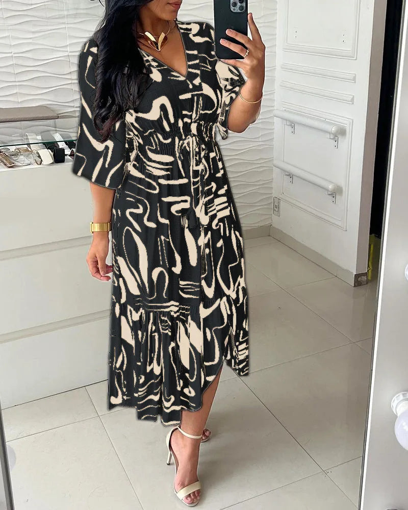 Vestido Midi Bohemio Estampado