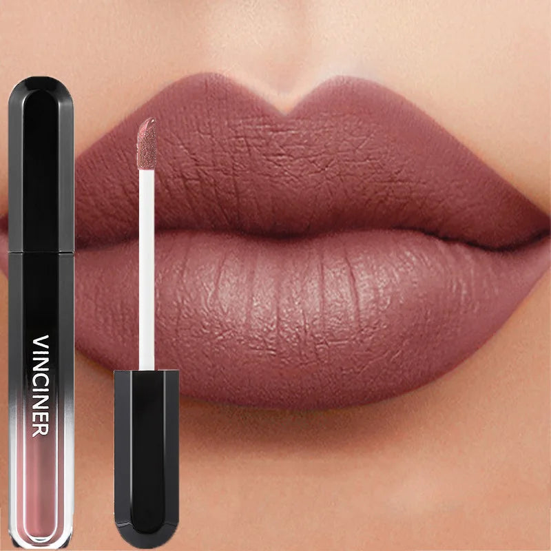 Labial Mate Líquido de Larga Duración 12 Tonos