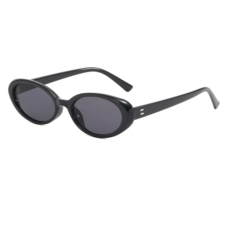 Gafas de Sol Ovaladas con Remaches