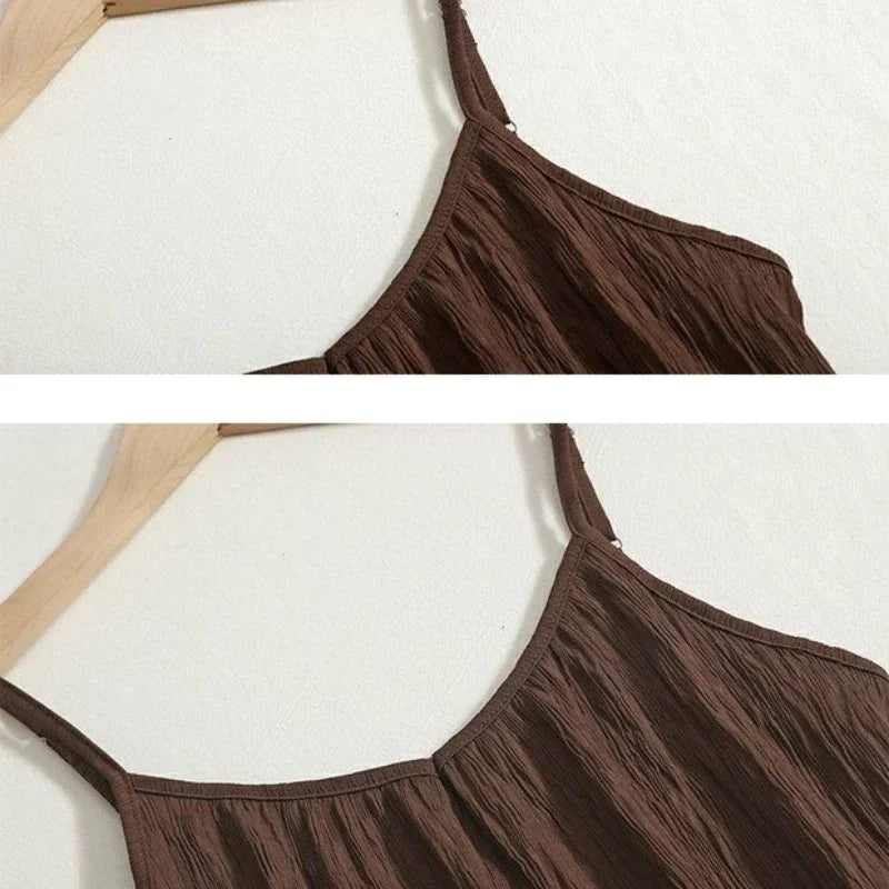 Vestido Midi Sin Mangas Vintage