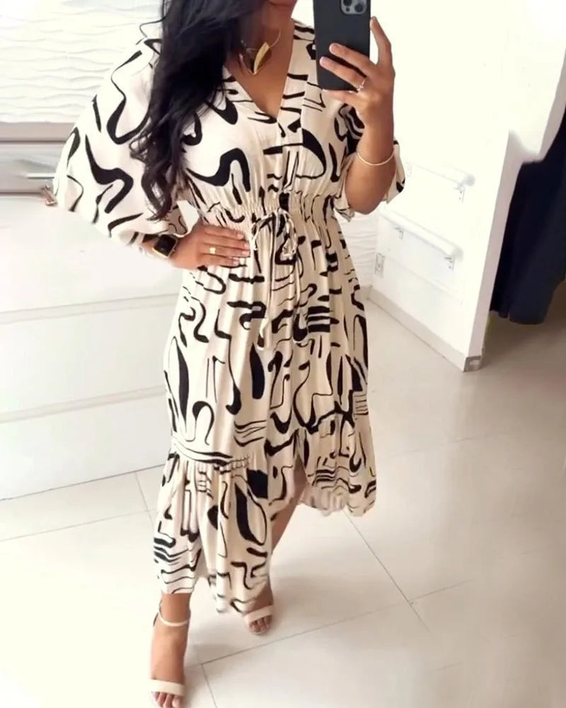Vestido Midi Bohemio Estampado