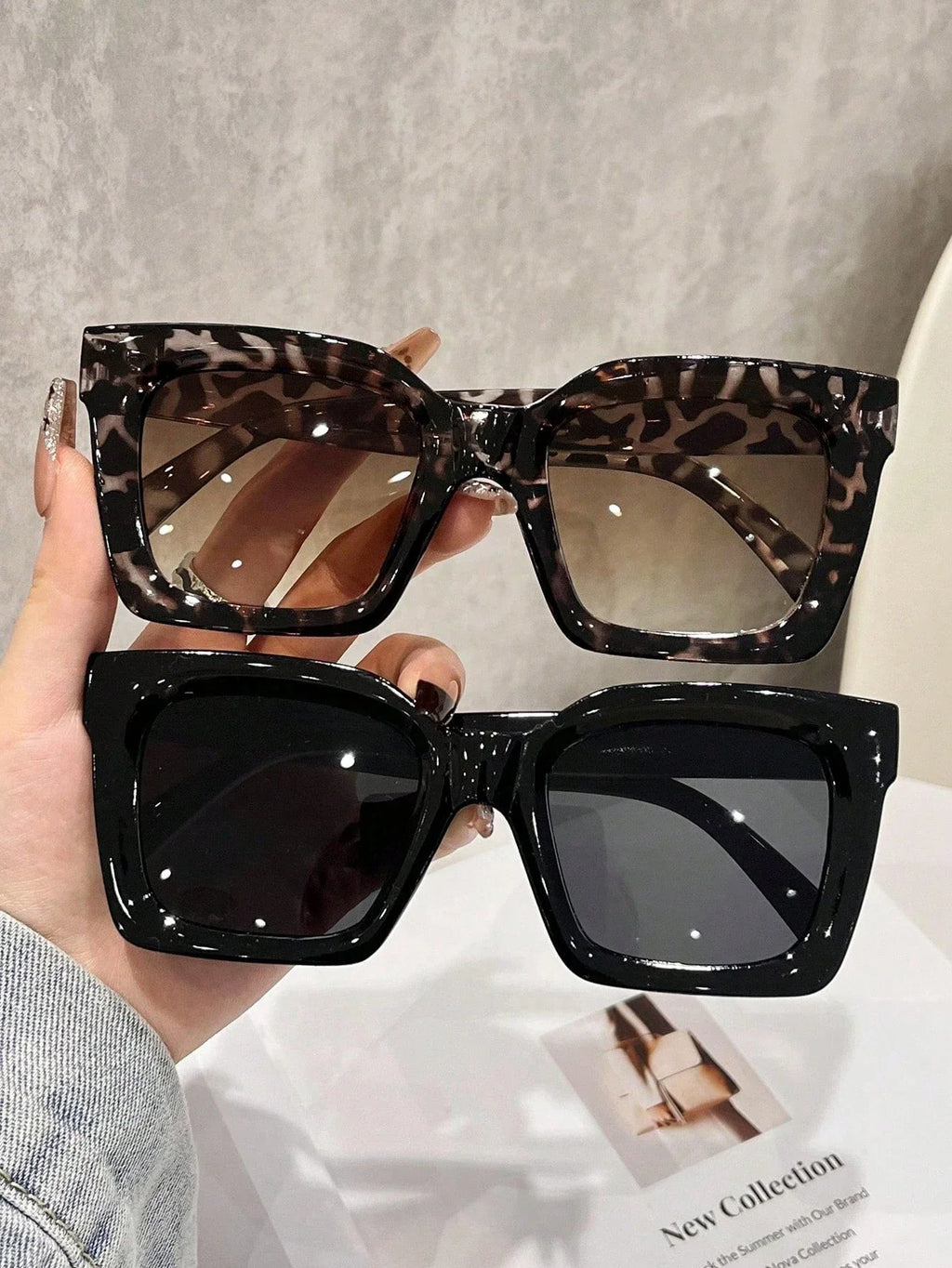 Gafas Retro Marco Grande Cuadradas
