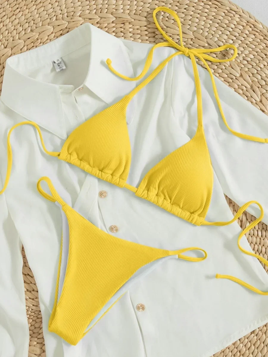 Bikini Triangular Clásico Acolchado