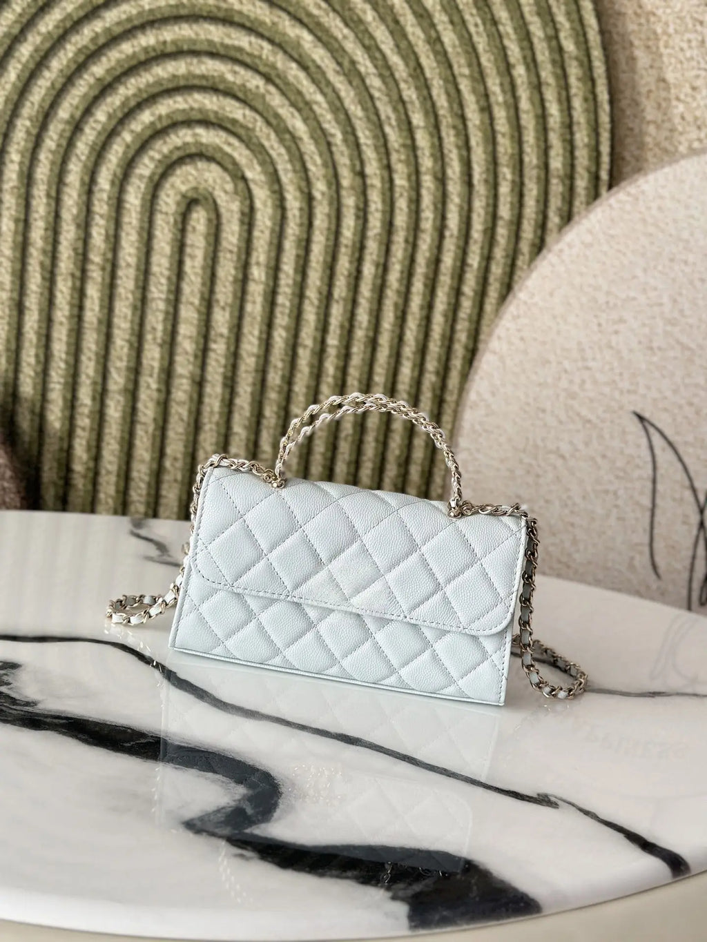 Bolso Crossbody de Cadena Cuadros