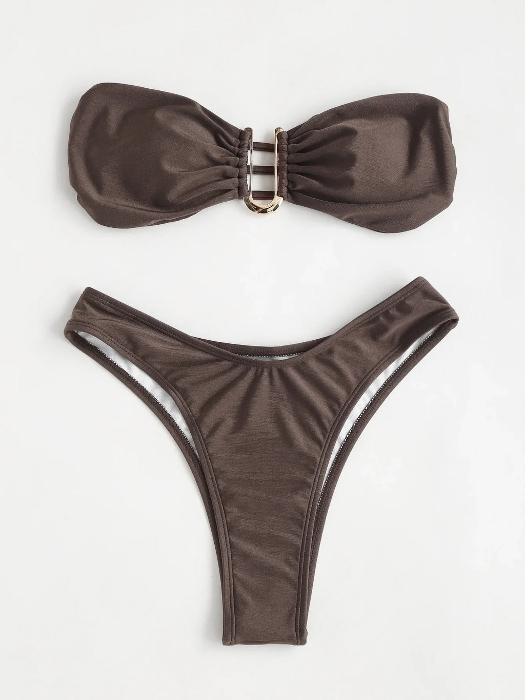 Bikini Bandeau con Tiras Ajustables