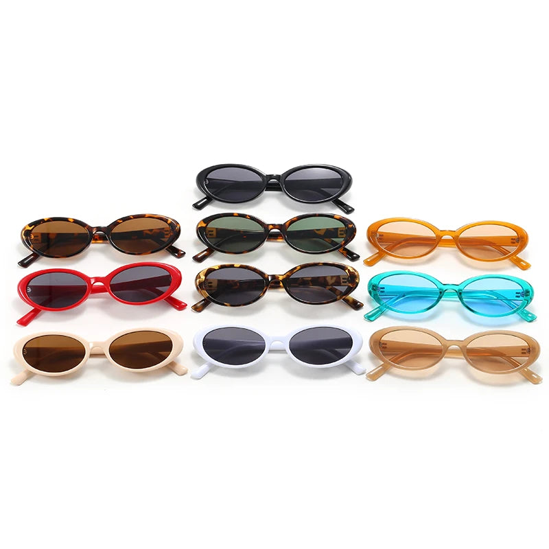 Gafas de Sol Ovaladas con Remaches