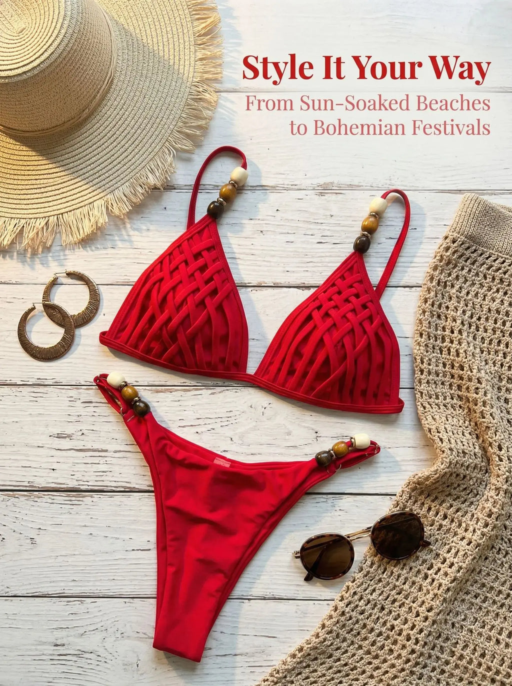 Bikini String Tanga con Anilla