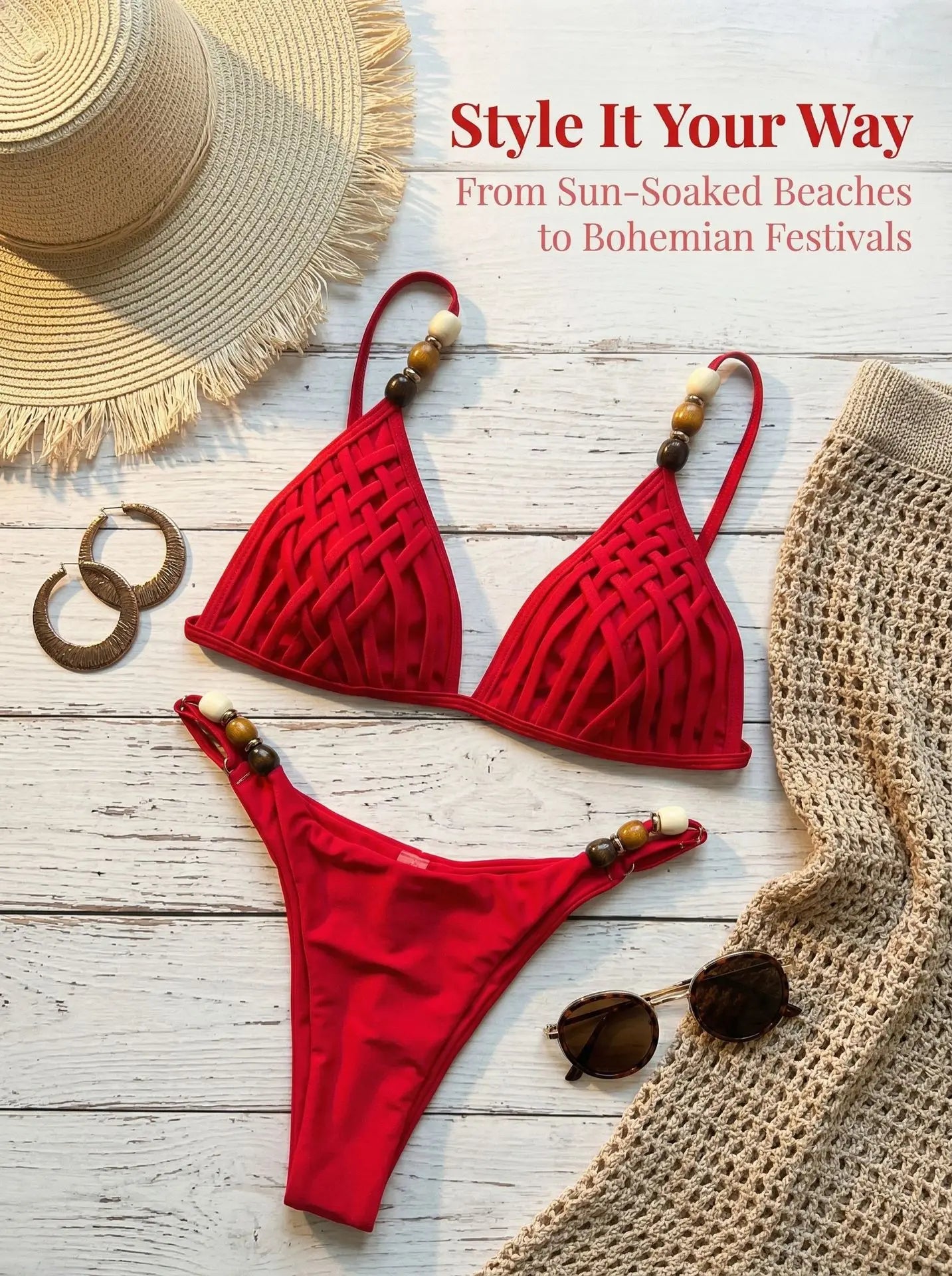 Bikini String Tanga con Anilla