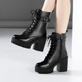 Botines de Tacón con Plataforma Tallas 32-43