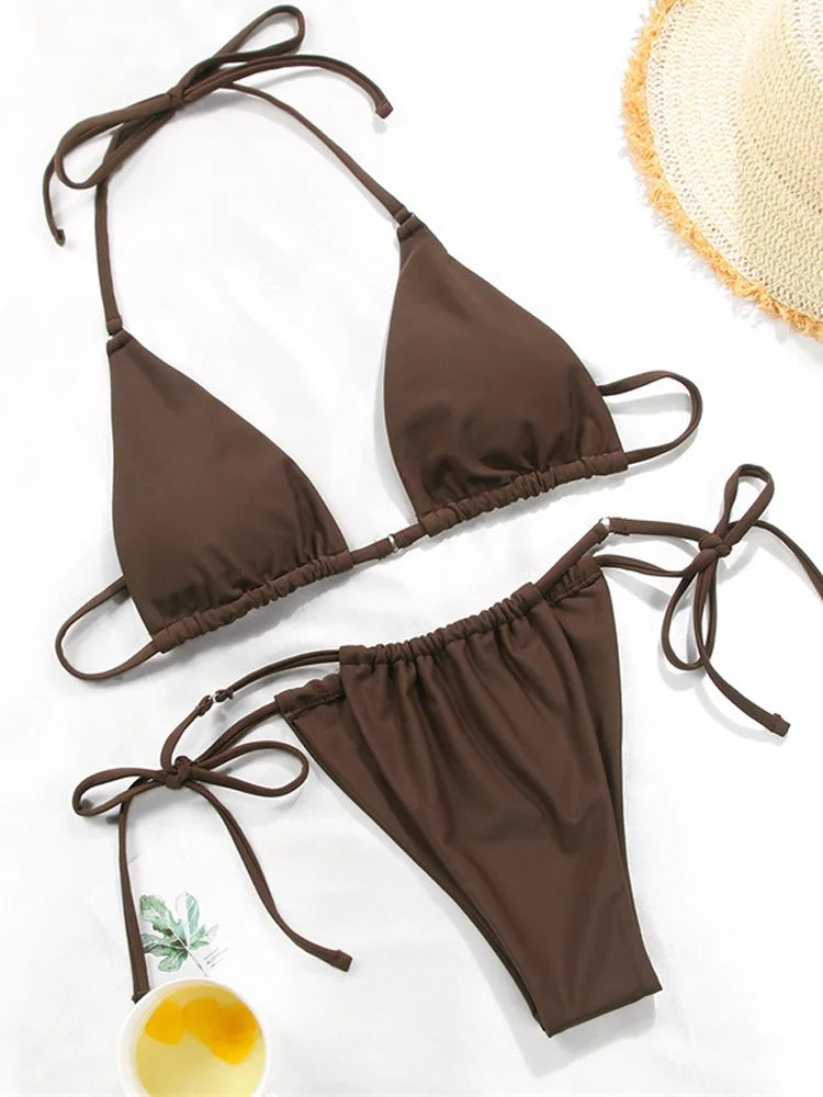 Bikini String Tanga con Anilla