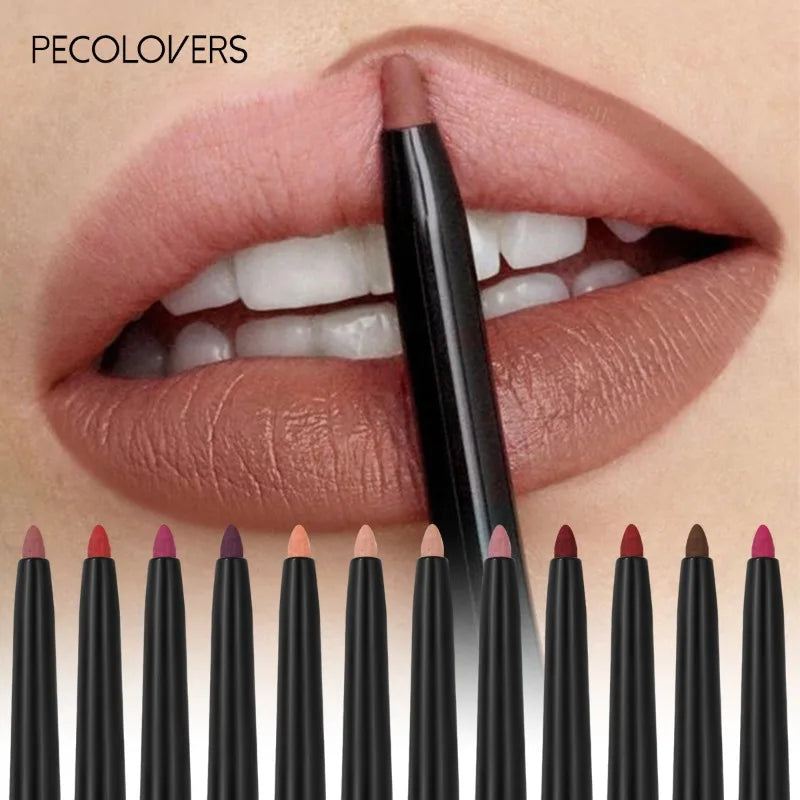 Perfilador de Labios Waterproof 12 Colores