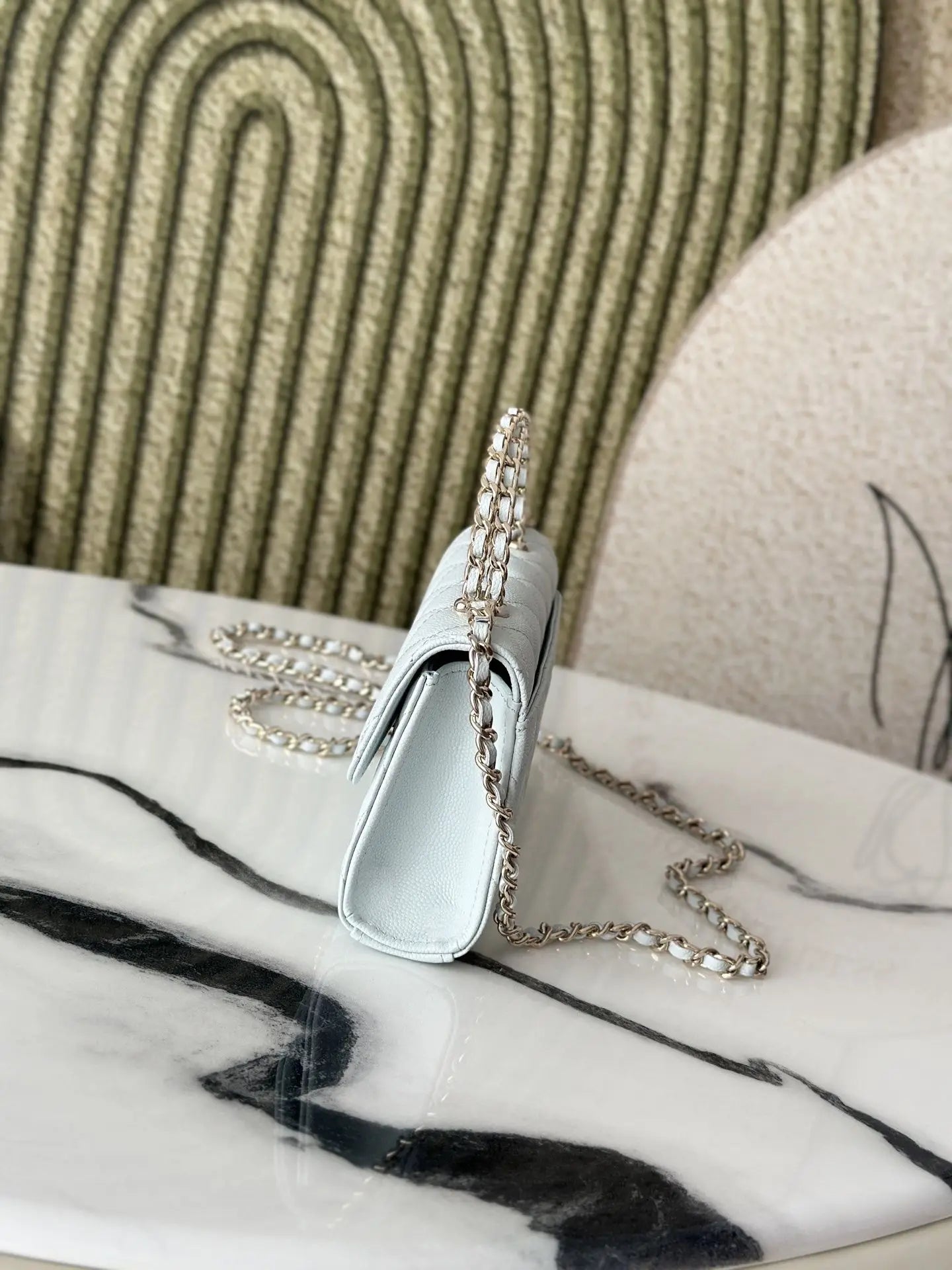 Bolso Crossbody de Cadena Cuadros