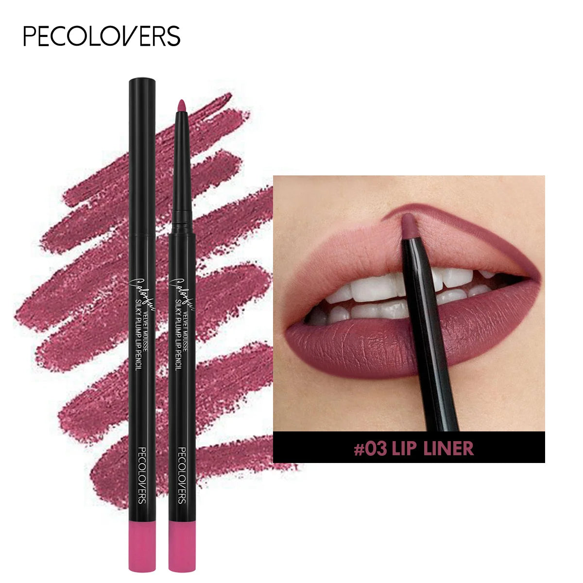 Perfilador de Labios Waterproof 12 Colores