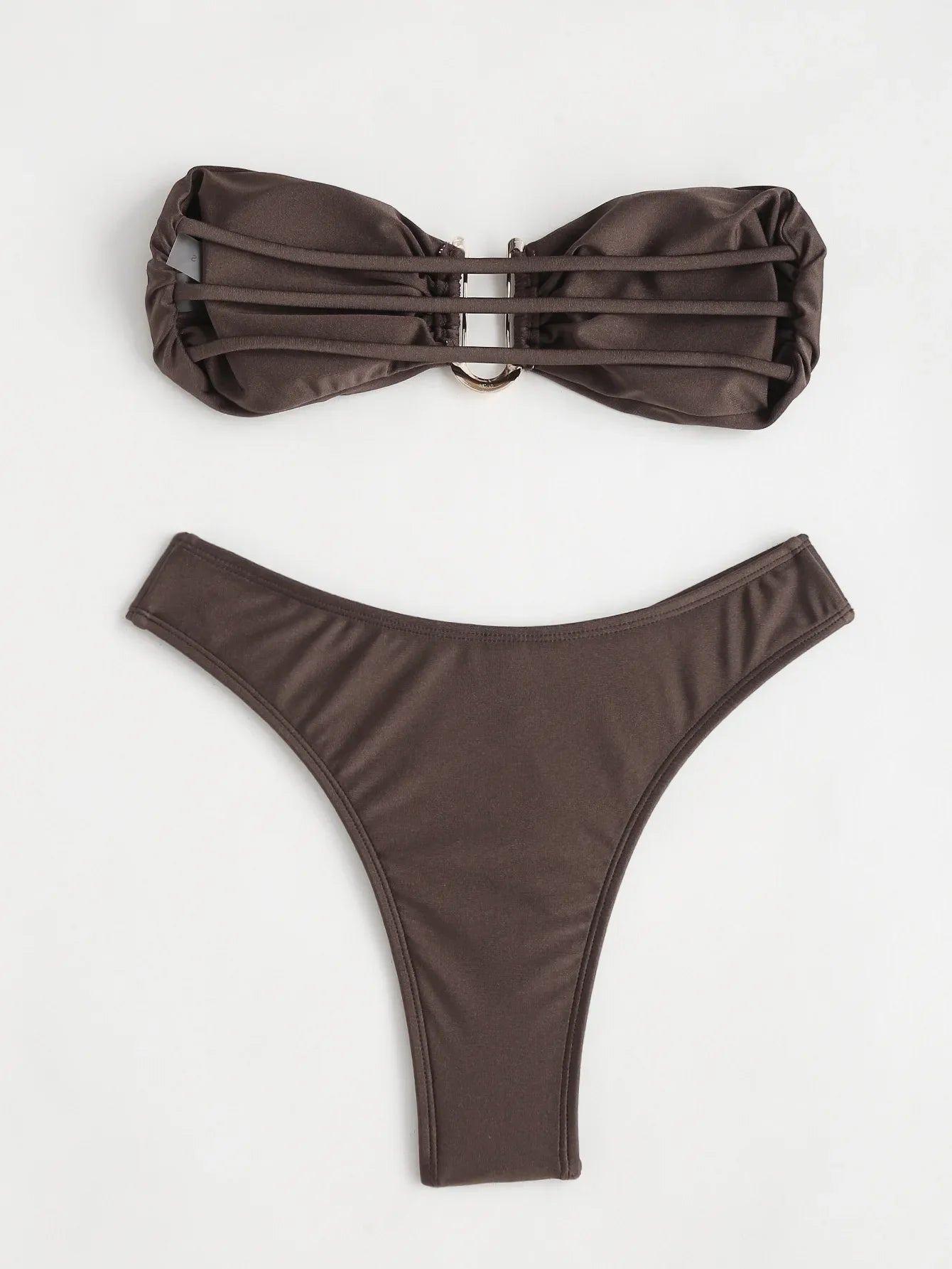 Bikini Bandeau con Tiras Ajustables