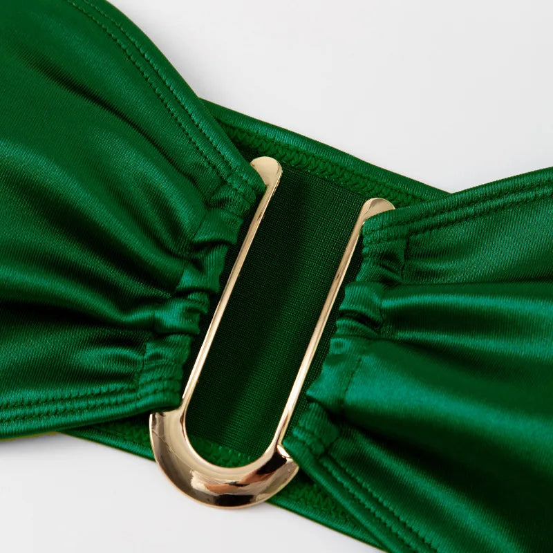 Bikini Bandeau con Tiras Ajustables