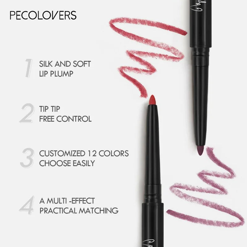 Perfilador de Labios Waterproof 12 Colores