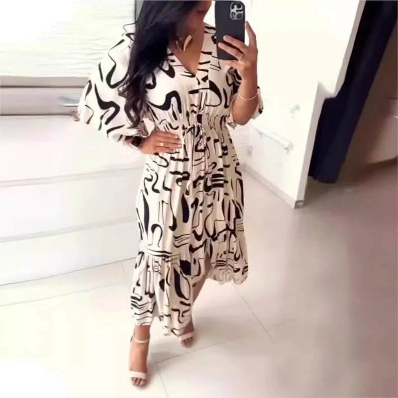 Vestido Midi Bohemio Estampado