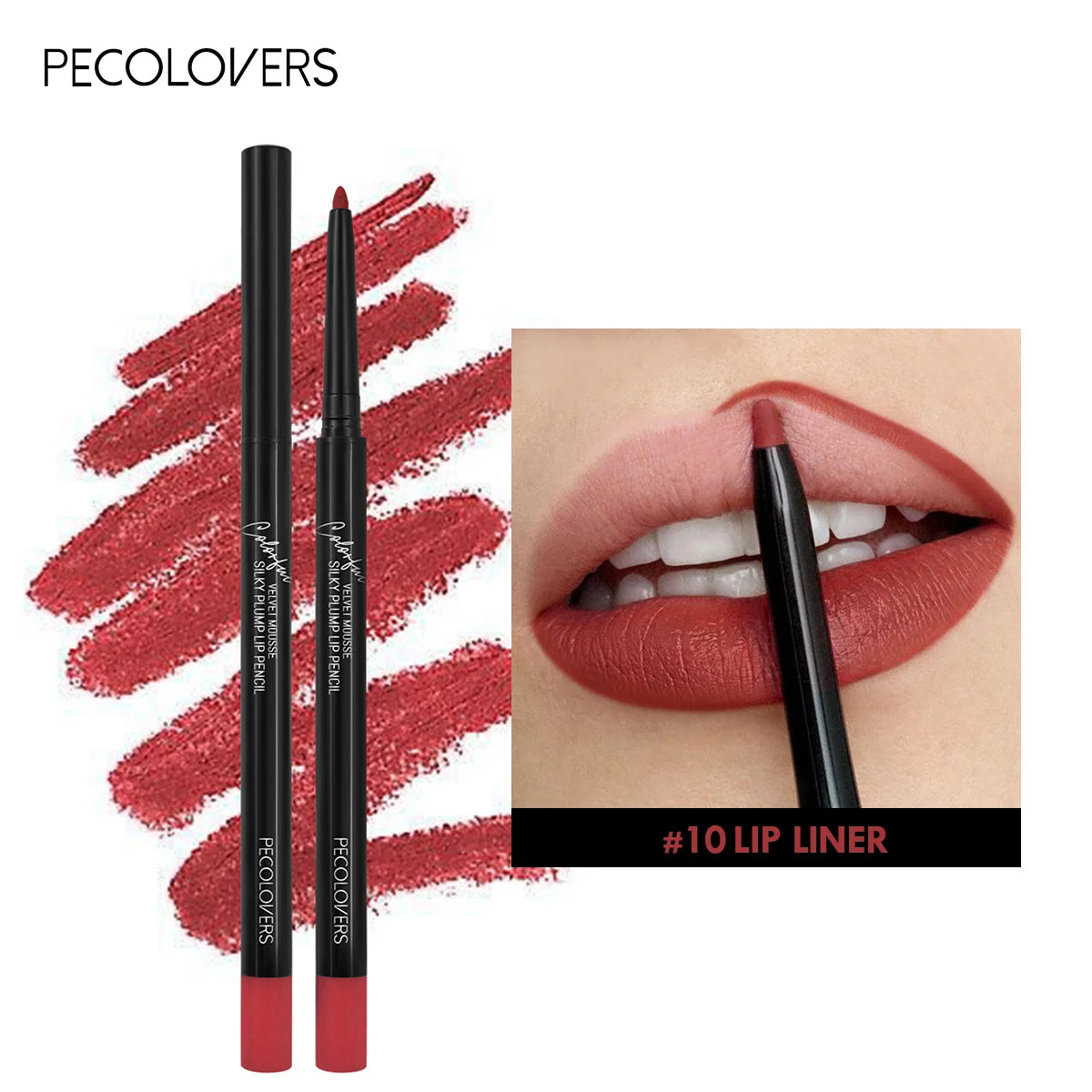 Perfilador de Labios Waterproof 12 Colores