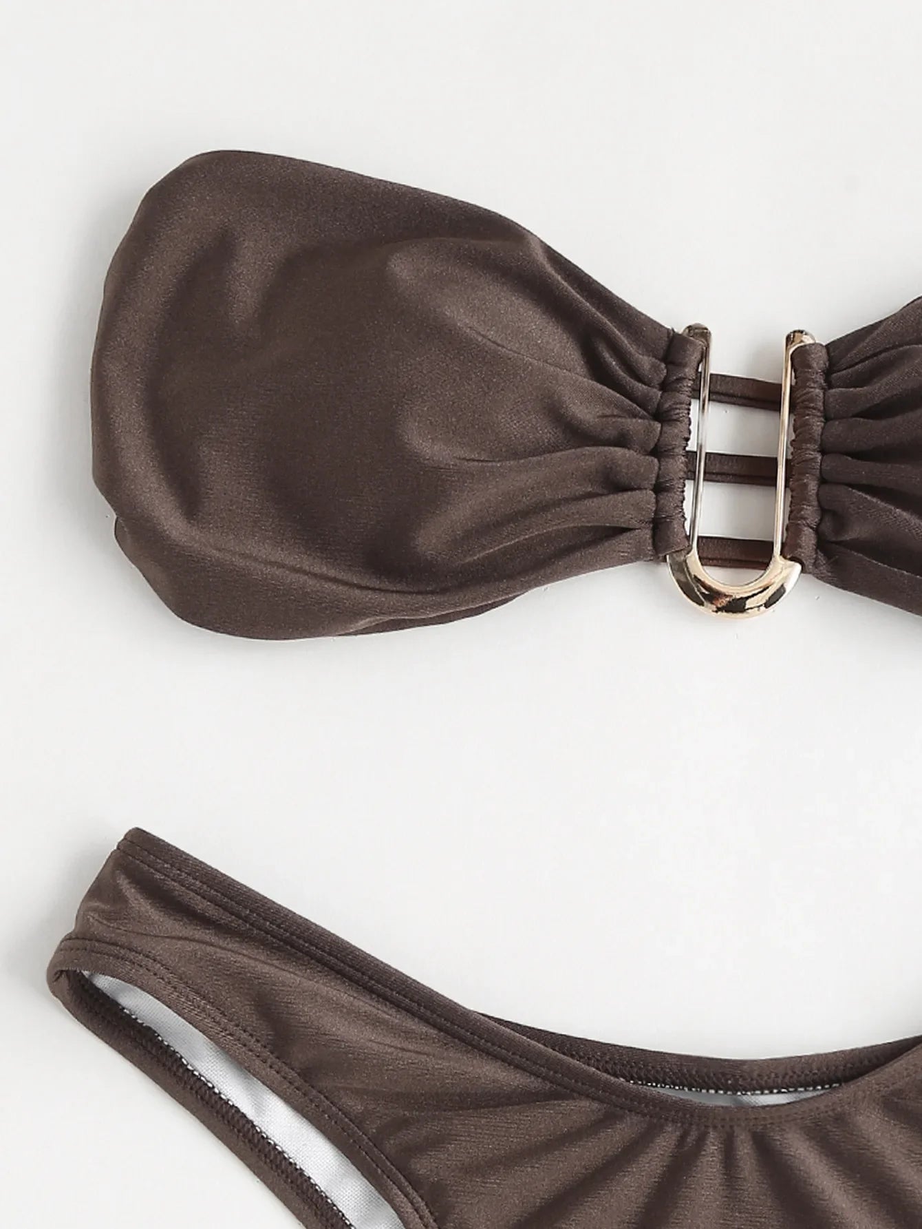 Bikini Bandeau con Tiras Ajustables