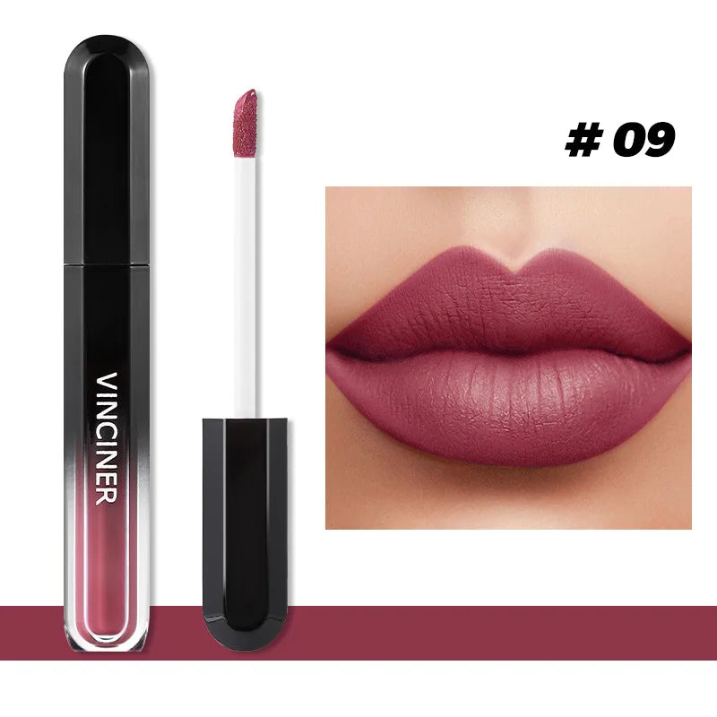 Labial Mate Líquido de Larga Duración 12 Tonos